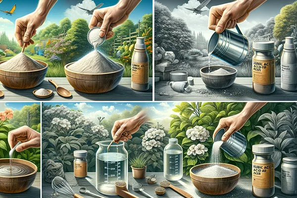 نحوه استفاده صحیح از کود هیومیک اسید مایع و پودری