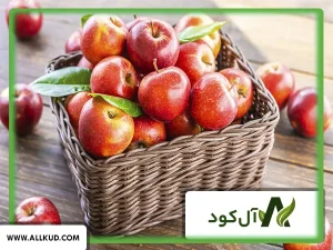 چه عناصری باعث رنگ آوری در درختان سیب قرمز می‌شود؟
