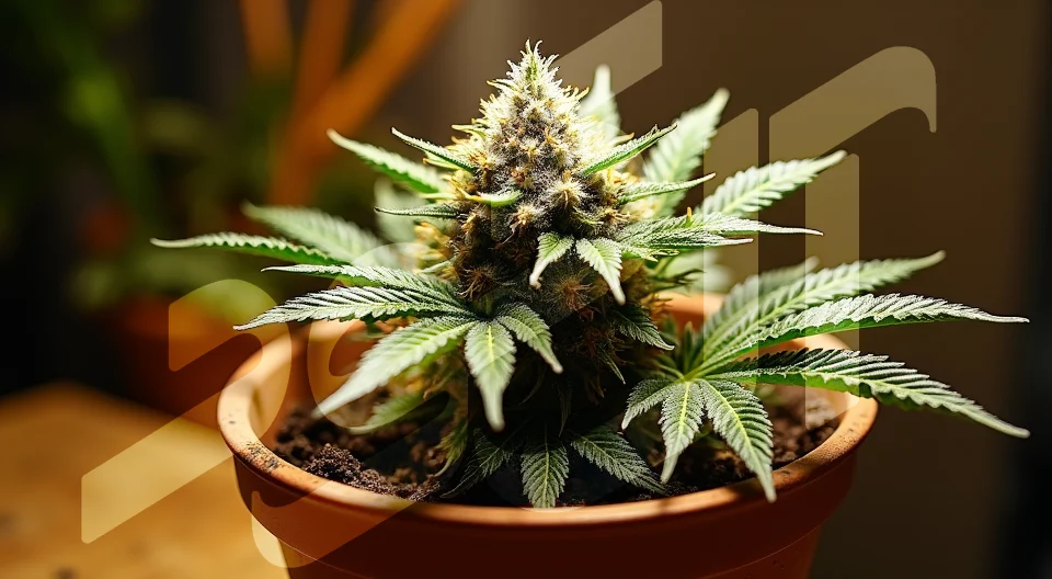 ماری جوانا در گلدان