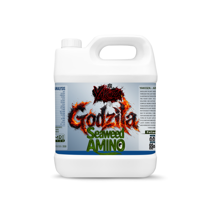 کود آمینو جلبک دریایی مایع یاکوزا; گودزیلا در مزرعه شما
