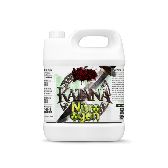 کود مایع نیتروژن یاکوزا؛ کاتانا رشد سریع و سبزینگی