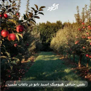 نقش حیاتی هیومیک اسید نانو در باغات سیب