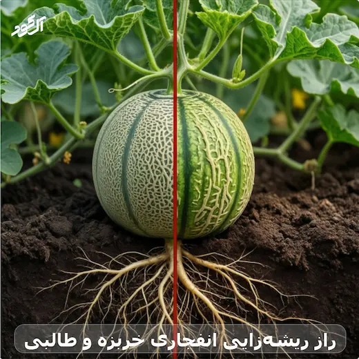 راز ریشه‌زایی انفجاری خربزه و طالبی